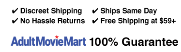 Discreet shipping, No hassle returns, ships same day, free shipping at $59, Adult Movie Mart 100% Shipping Guarantee