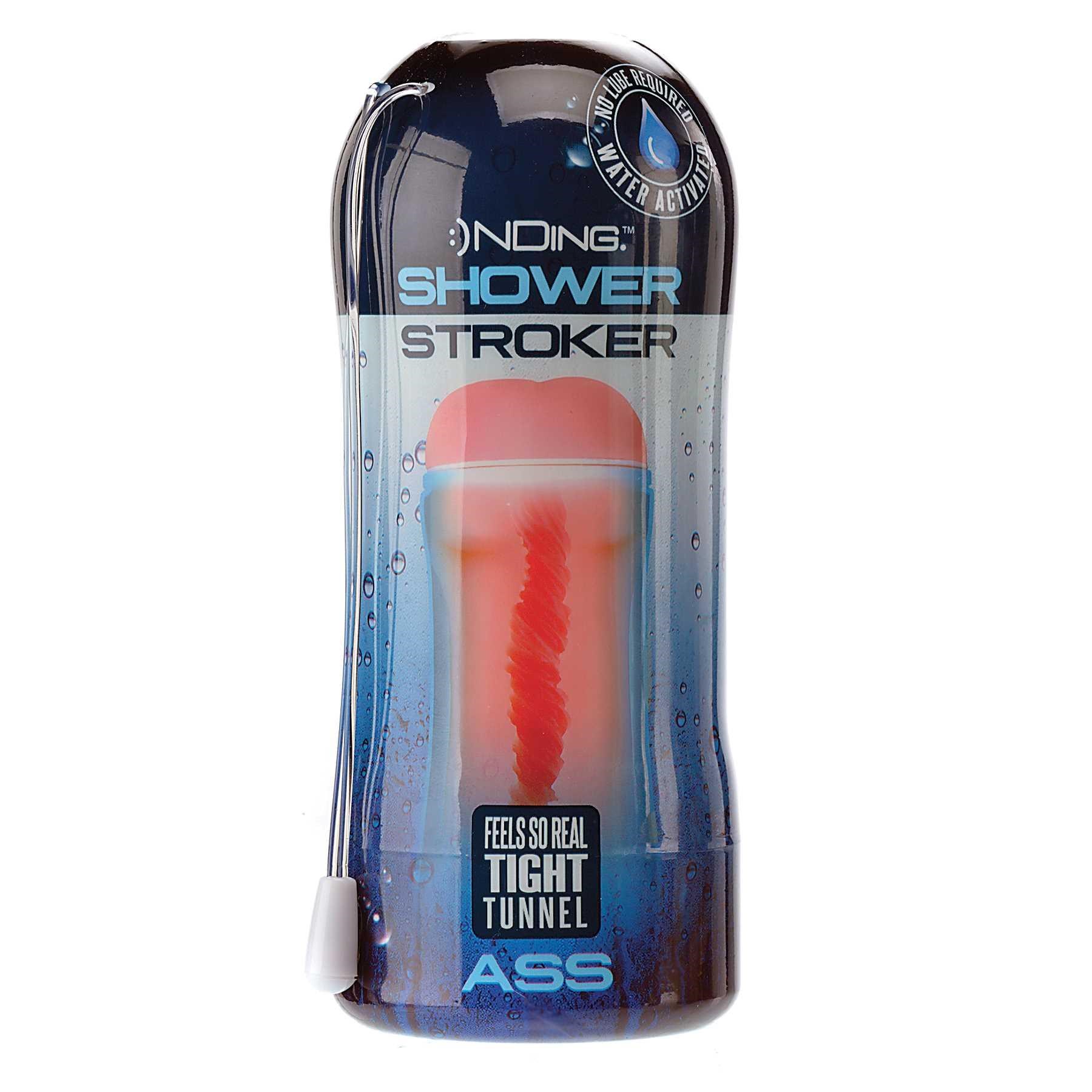 Shower Stroker Ass male masturbator