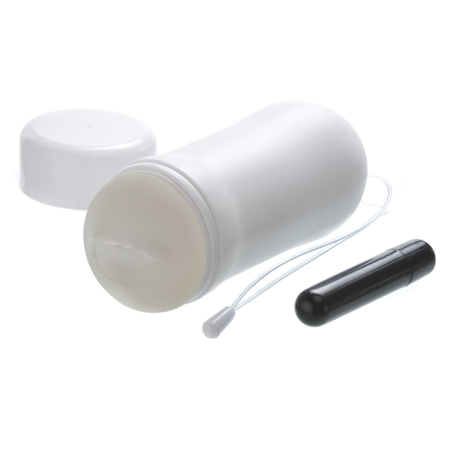 Happy Ending Vibrating Shower Stroker - Mouth male masturbator