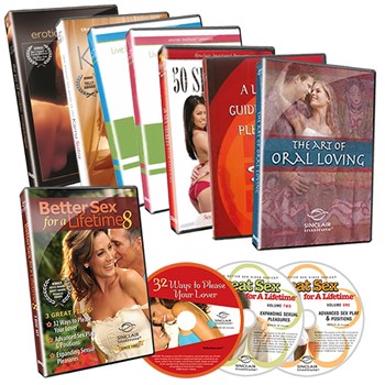 Better Sex Video Series boxcovers