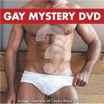 Male topless wearing briefs gay mystery dvd