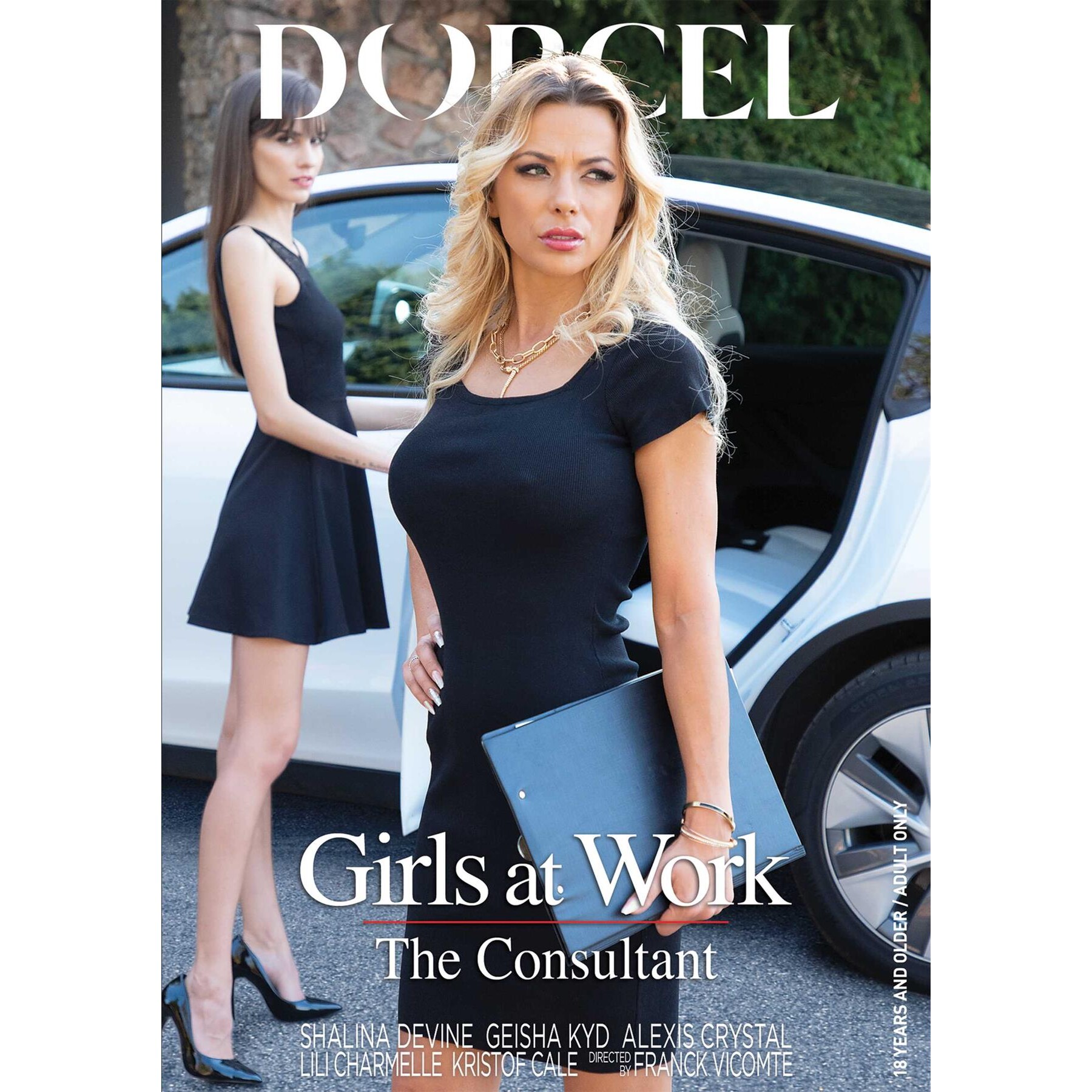 Females posed wearing office attire dorcel