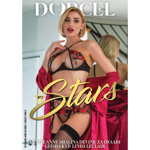 Blonde female posed wearing lingerie displaying cleavage dorcell